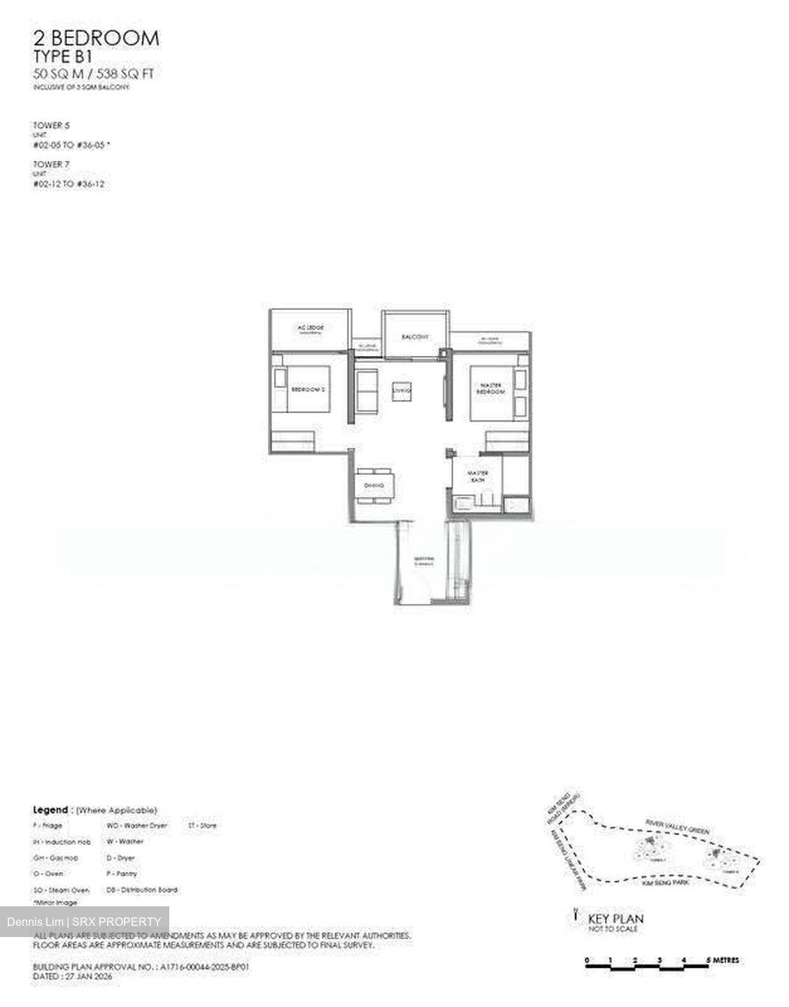 River Modern (D9), Apartment #614170401